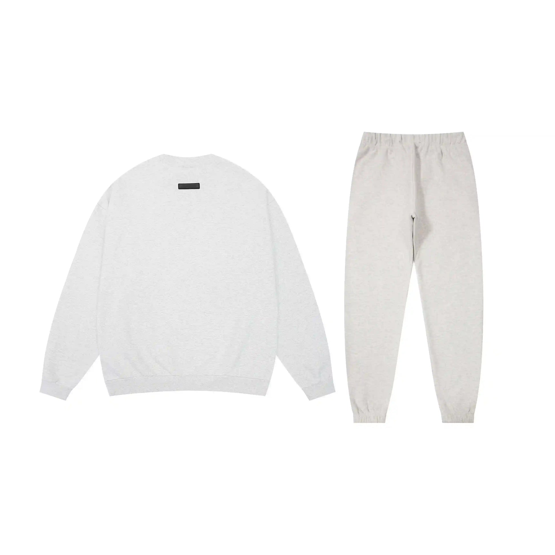 Essentials tracksuit eggshell angled view relaxed fit set