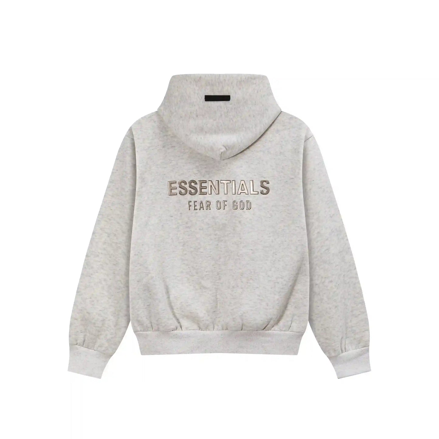 Fear of God Essentials Light Heathered Oatmeal Hoodie