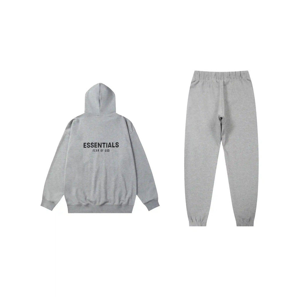 ESSENTIALS Clothing Dark Heather Oatmeal Tracksuit