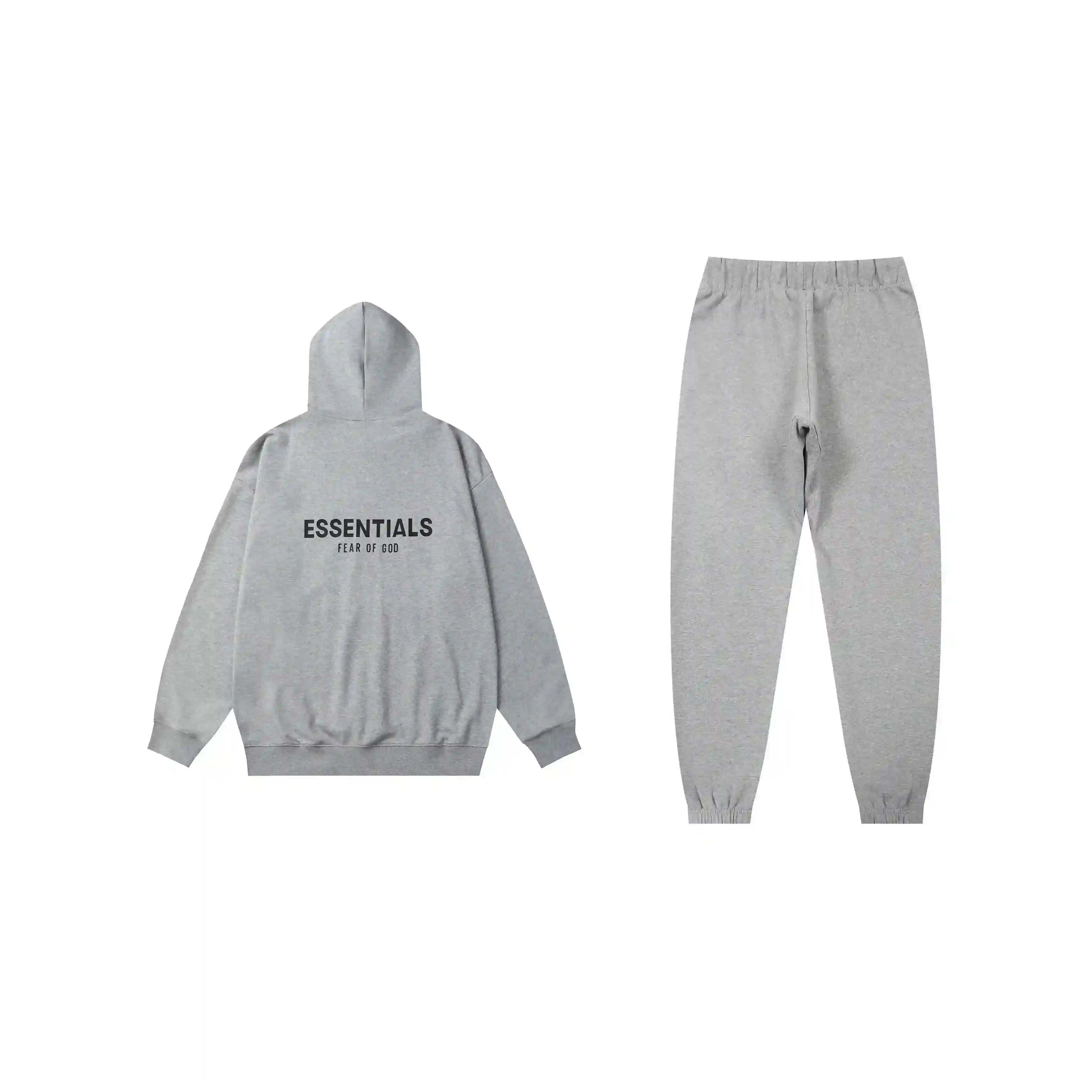 ESSENTIALS Clothing Dark Heather Oatmeal Tracksuit
