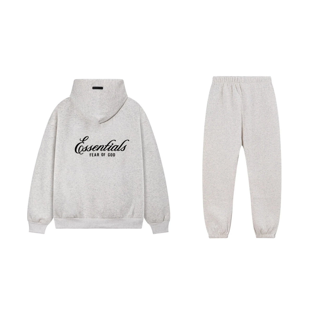 Light Heathered Oatmeal Essentials Tracksuit Pullover