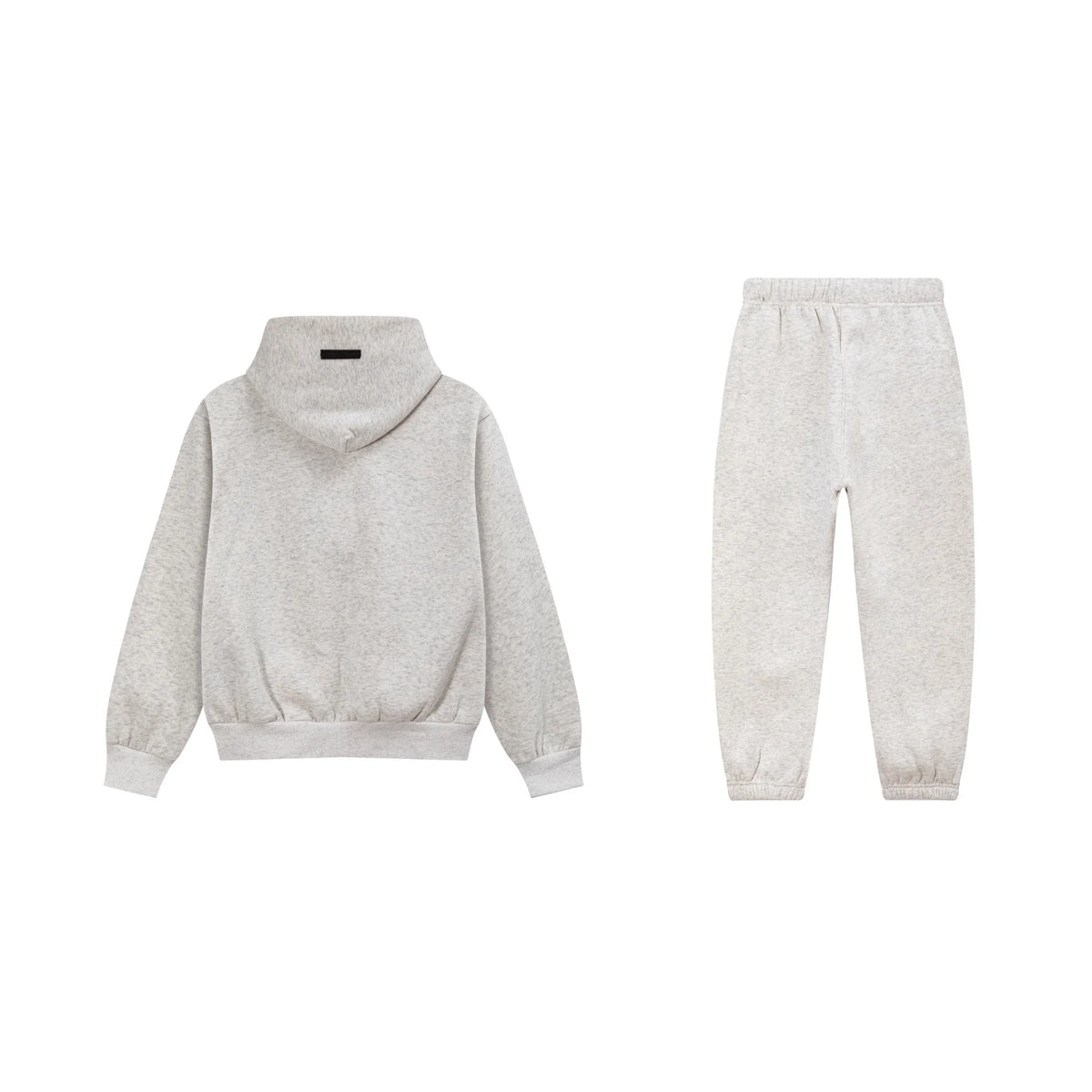 Light Heathered Oatmeal Essentials Tracksuit Pullover