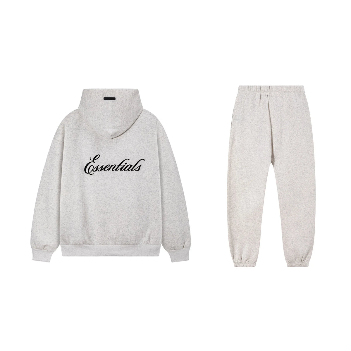 Light Heathered Oatmeal Essentials Tracksuit Pullover