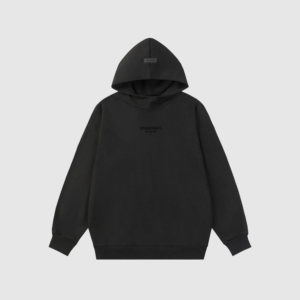 ESSENTIALS Clothing Black Hoodie