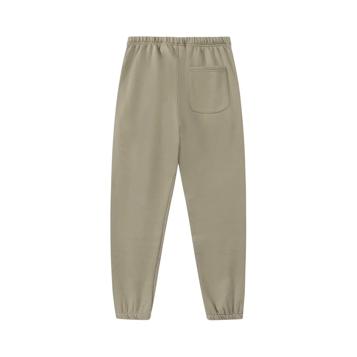 Jogger style heathered grey sweatpants by Fear of God with elastic waistband