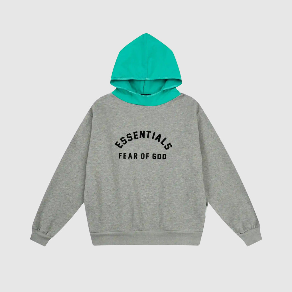 ESSENTIALS Clothing Dark Heather Oatmeal Hoodie