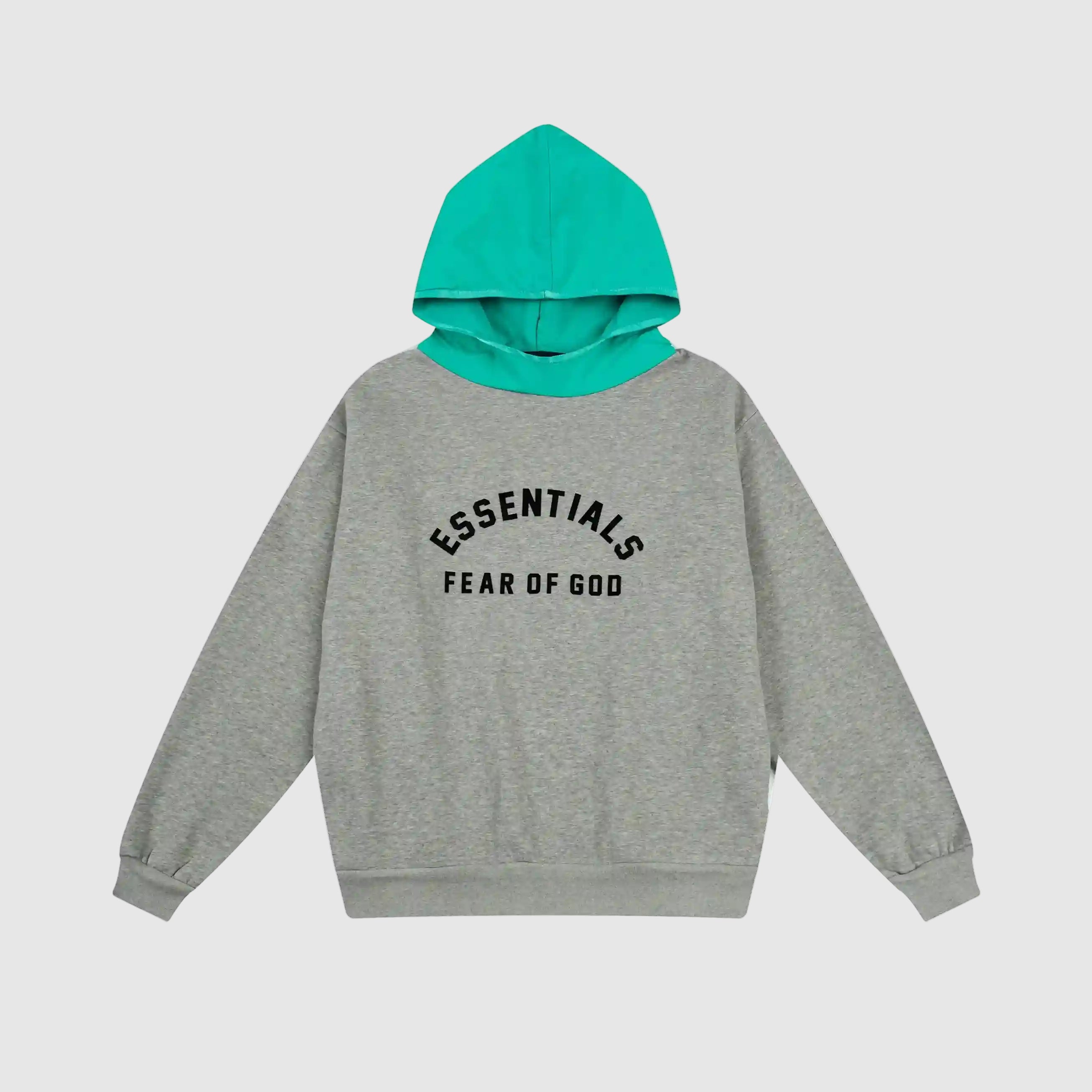ESSENTIALS Clothing Dark Heather Oatmeal Hoodie