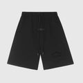 Essentials Black fleece shorts front view – Fear of God