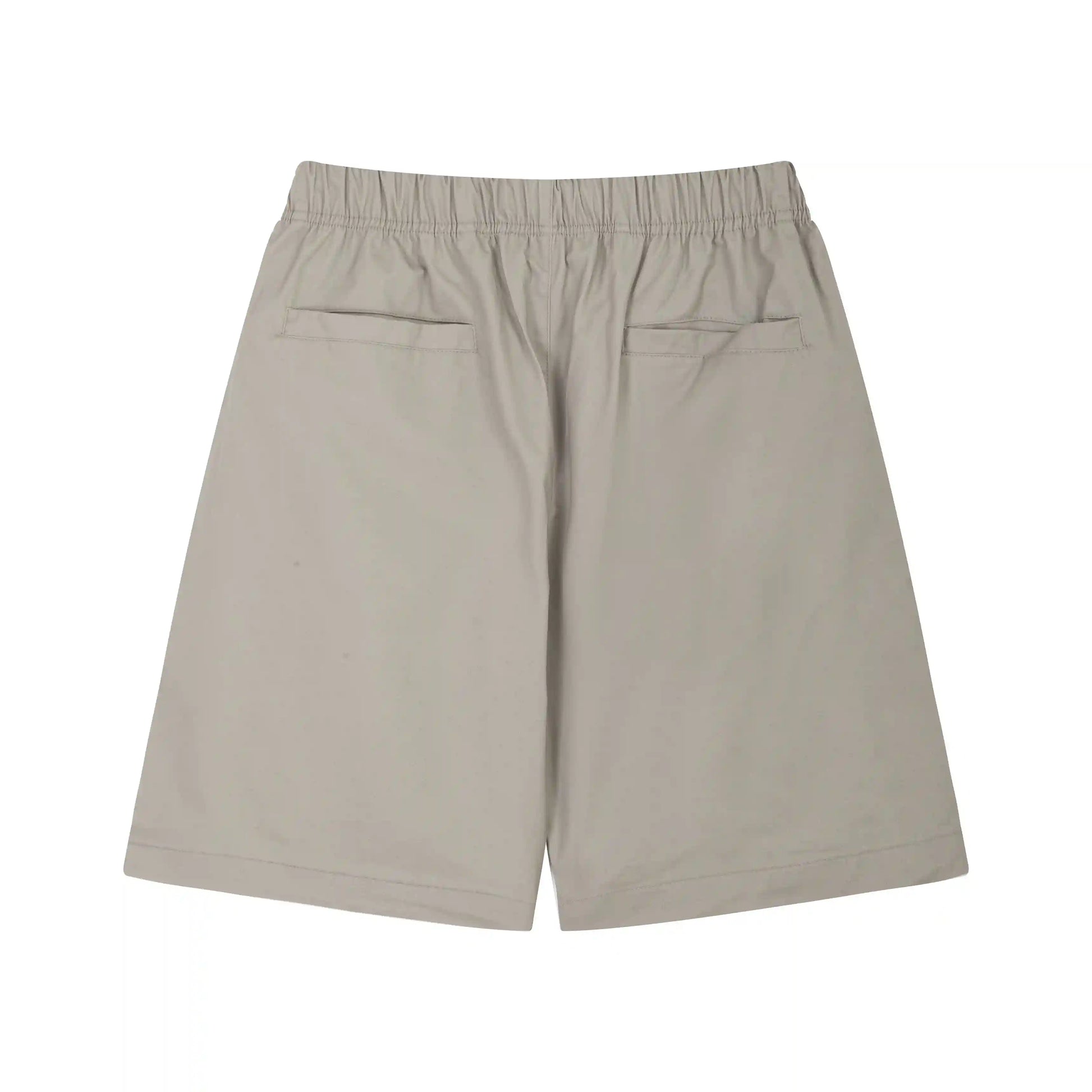 Fear of God Essentials Heathered Grey fleece shorts relaxed fit side view