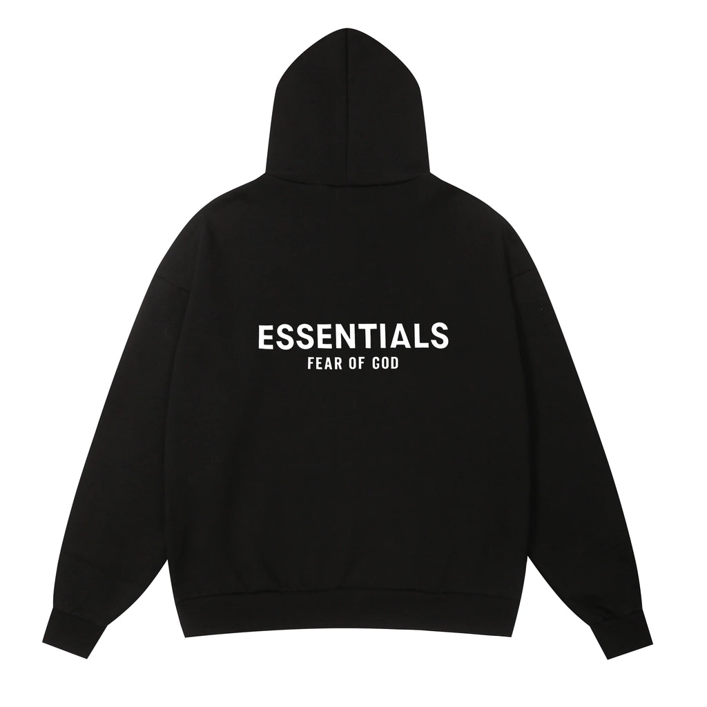 ESSENTIALS Clothing Black Hoodie