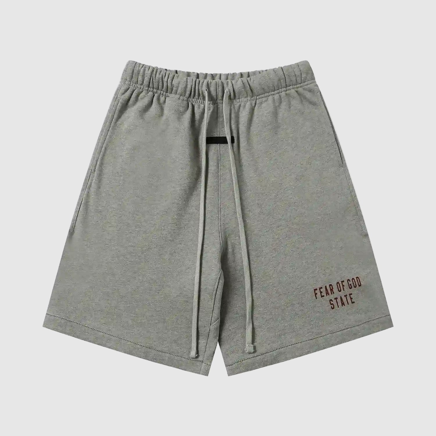 Essentials Clothing Dark Heather Oatmeal Short