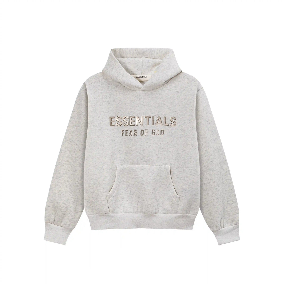 Light Heathered Oatmeal Essentials Tracksuit Pullover