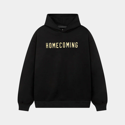 essentials black hoodie relaxed street fit