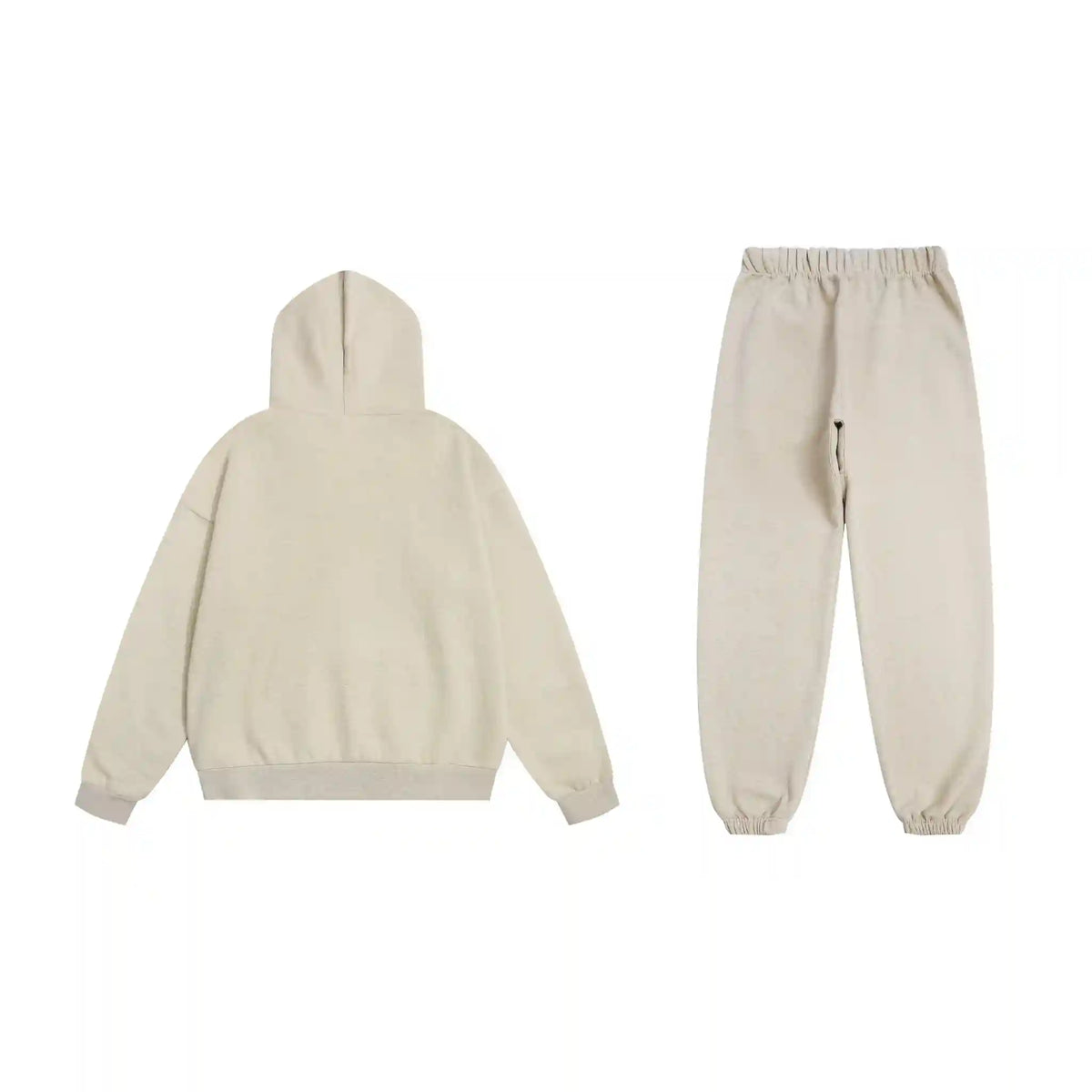 Essentials Tracksuit – Ivory White Signature Hoodie & Jogger Set