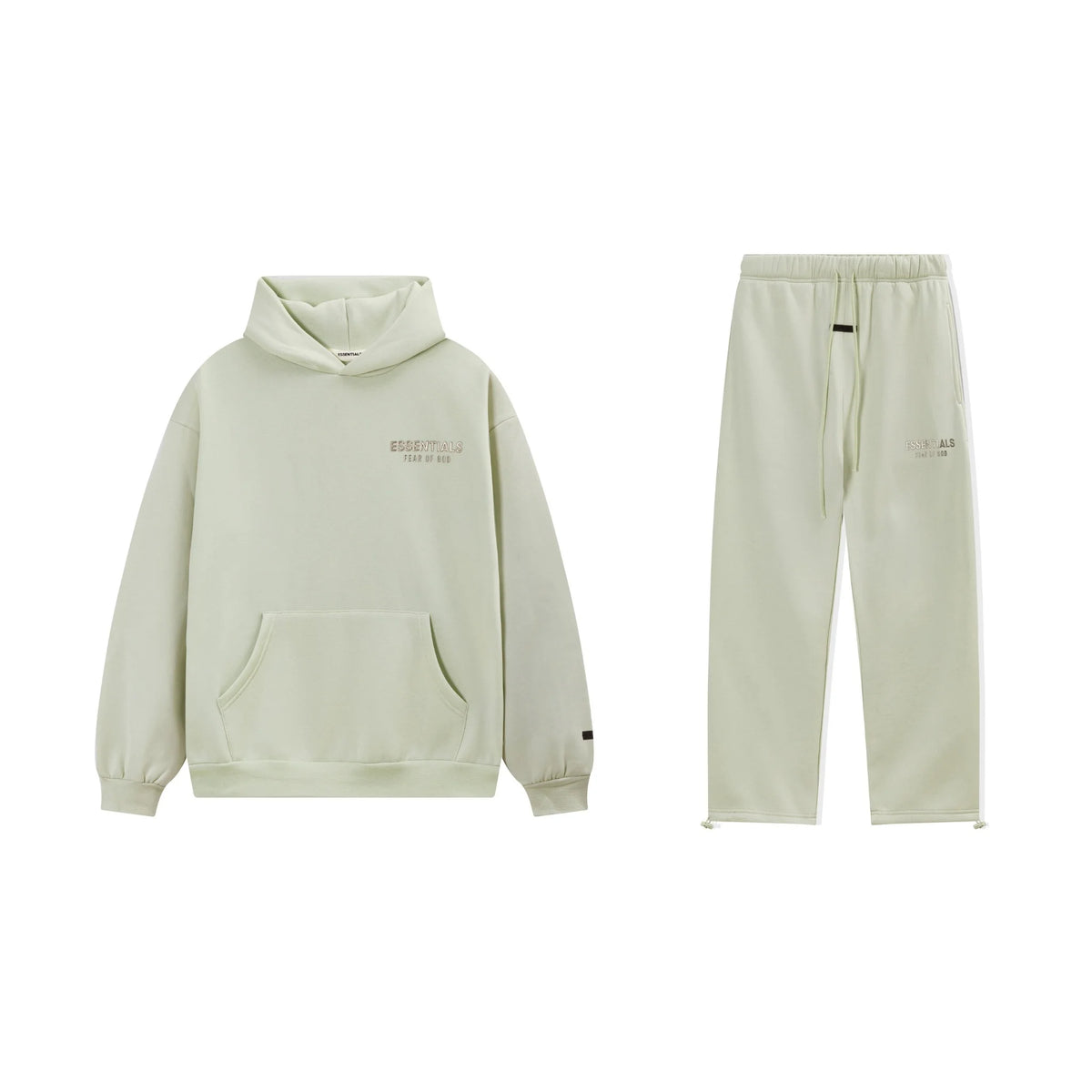 Matcha Green Essentials Tracksuit Pullover