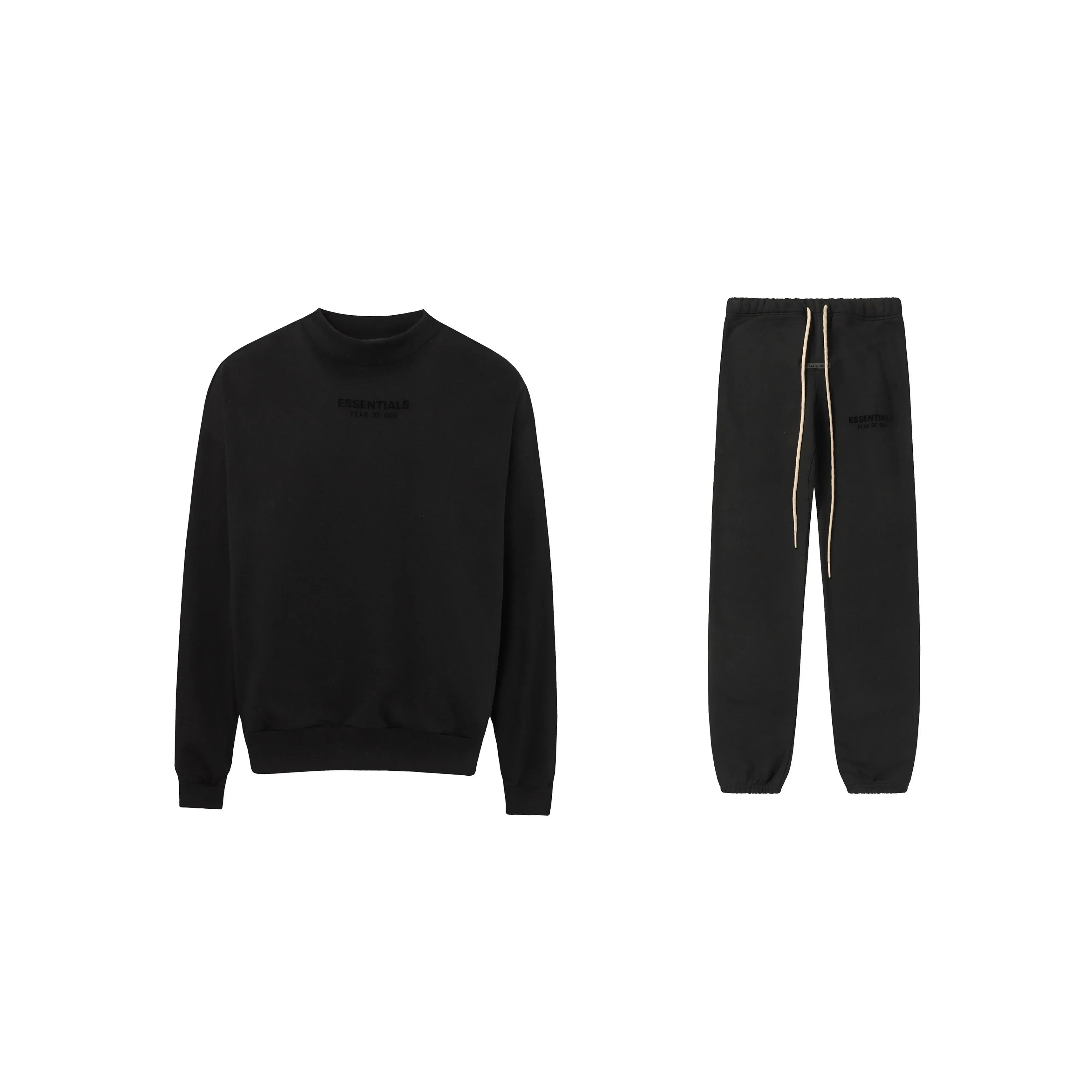 ESSENTIALS Clothing Black Tracksuit