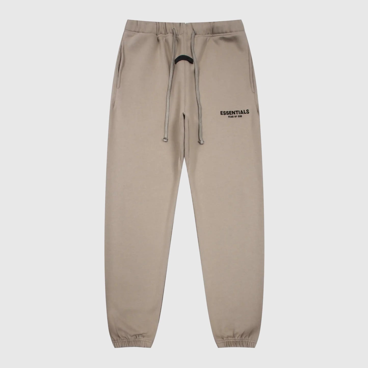 Essentials Sandrift core fleece sweatpants by Fear of God front view