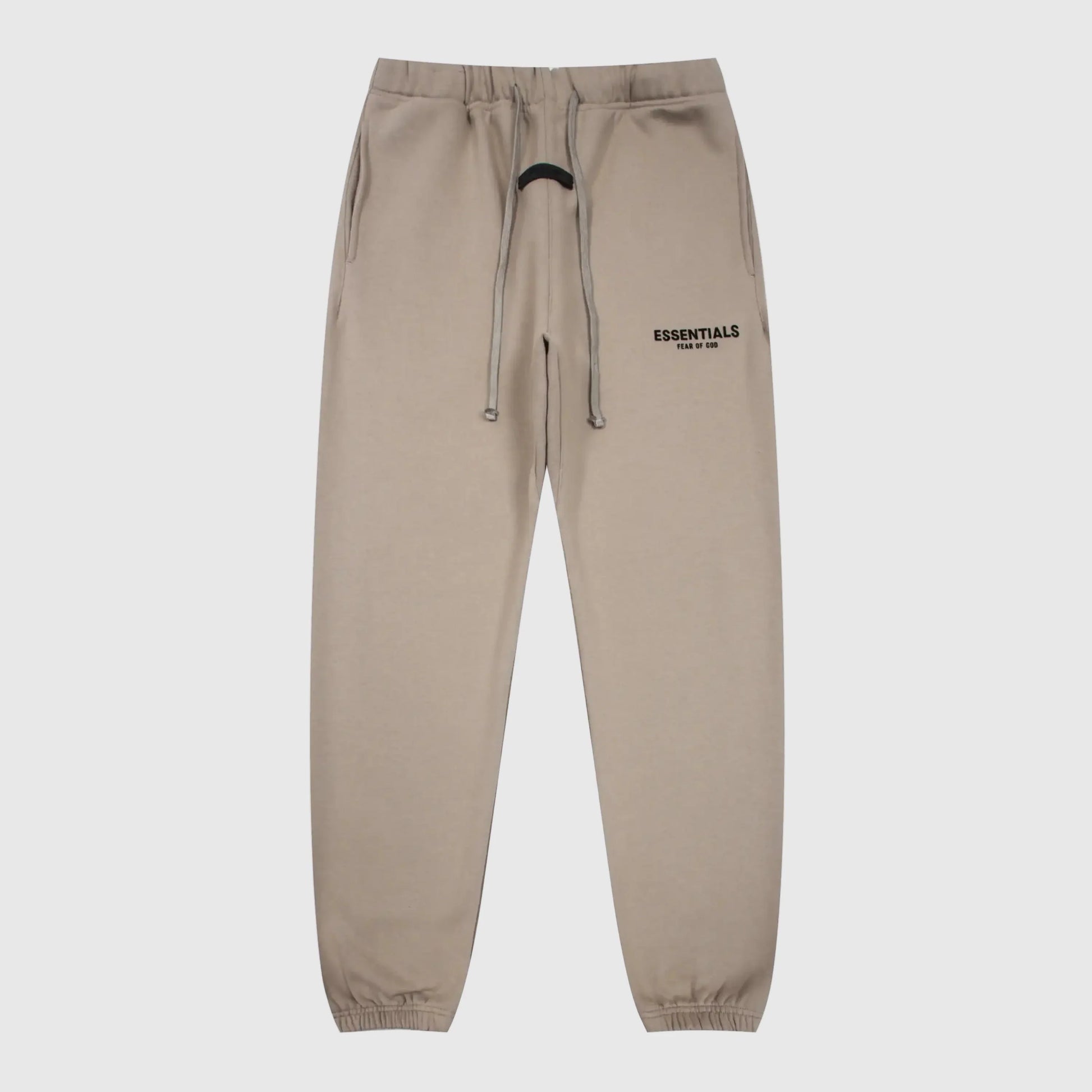Essentials Sandrift core fleece sweatpants by Fear of God front view