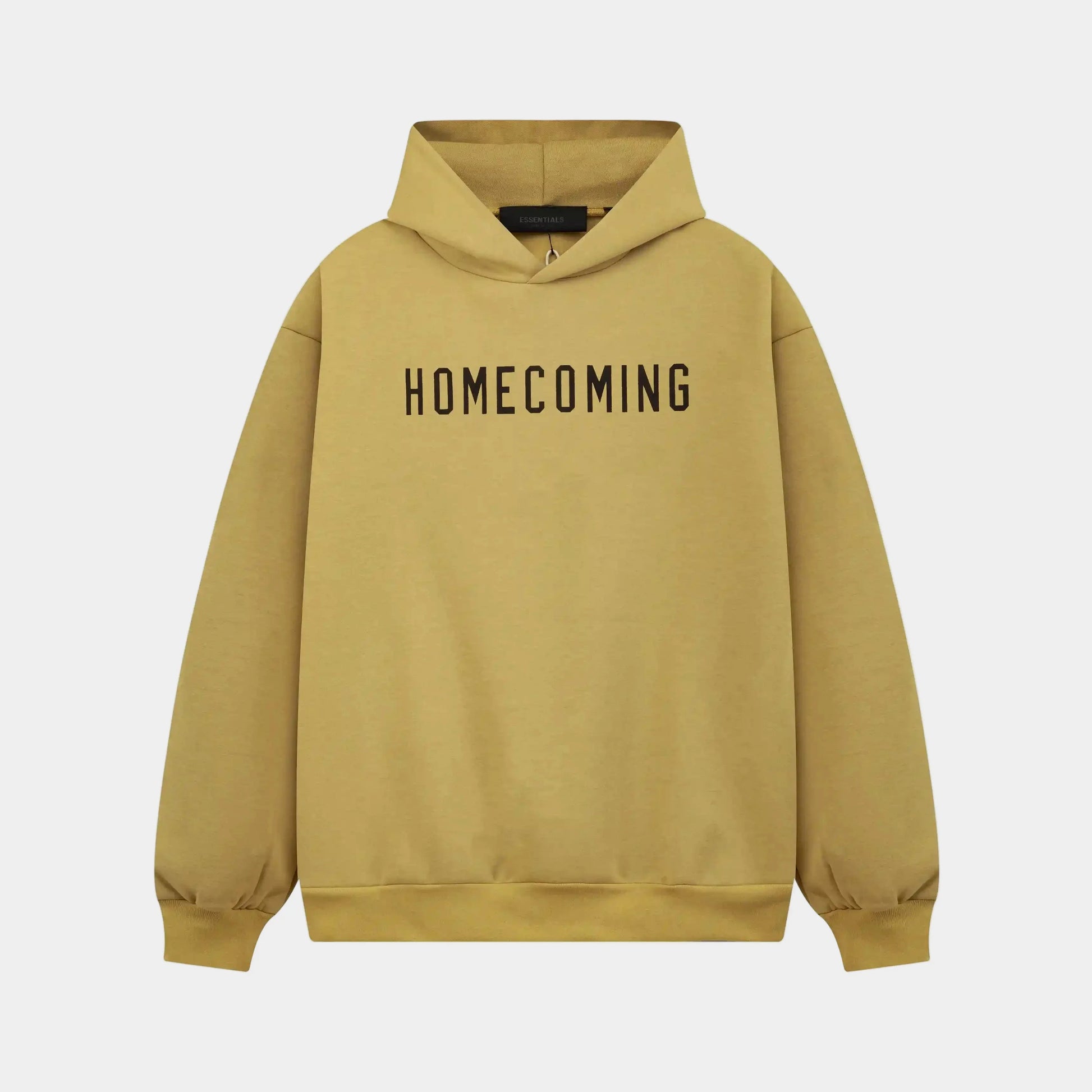essentials garden yellow hoodie relaxed fit streetwear