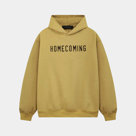essentials garden yellow hoodie relaxed fit streetwear