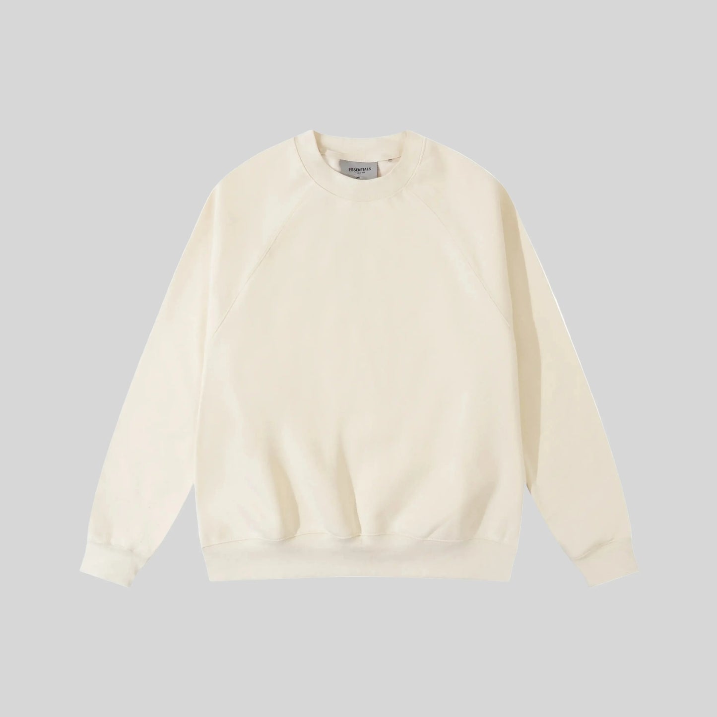 Fear of God Essentials ink crewneck sweatshirt front view 380gsm core fleece