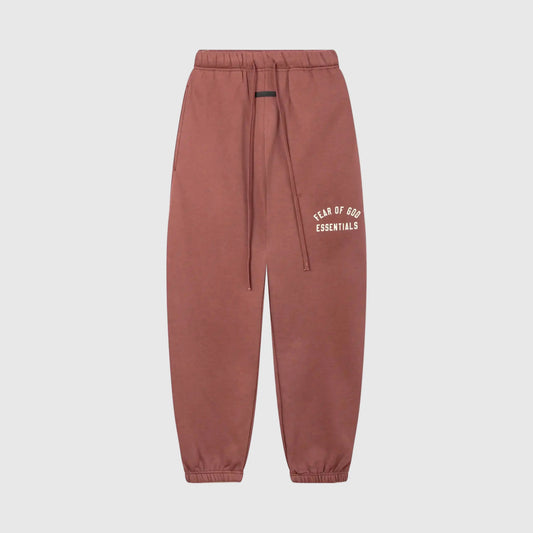 Dark chestnut sweatpants by Fear of God relaxed fit joggers