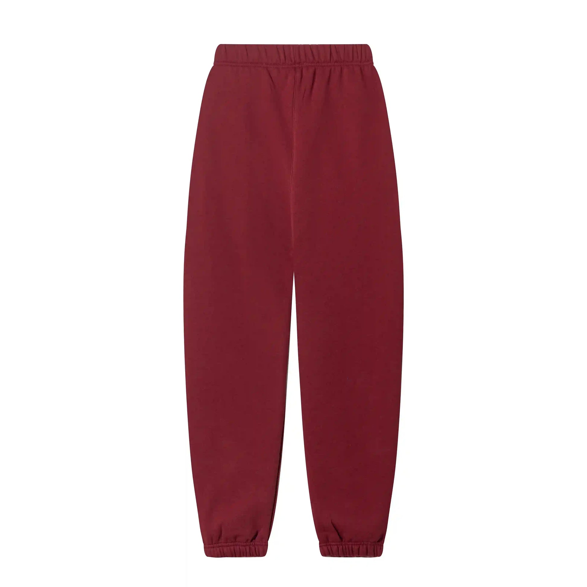 Joggers elastic waistband and ribbed cuffs detail on red tracksuit by Fear Of God