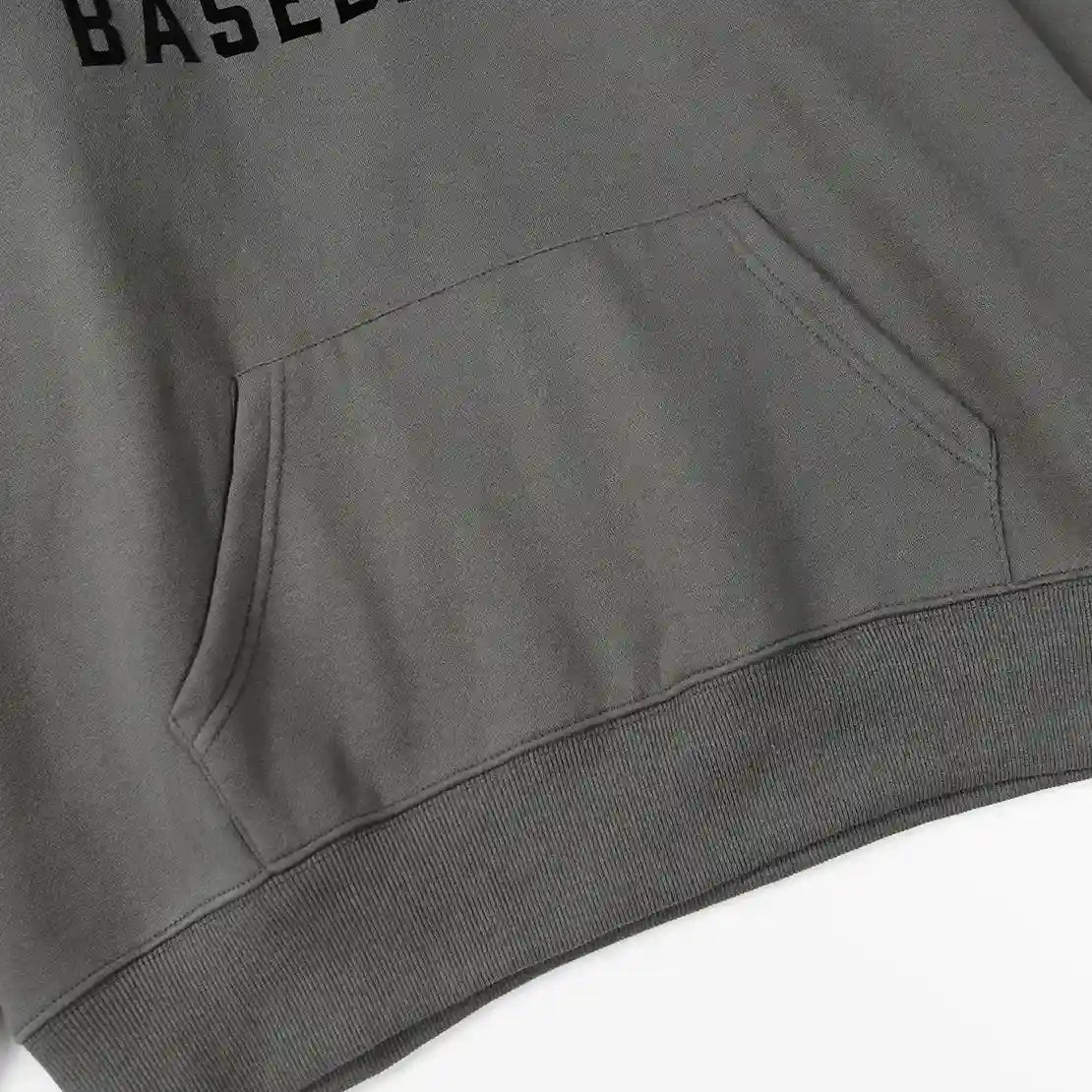 Fear of God ESSENTIALS Signature Baseball Grey Hoodie