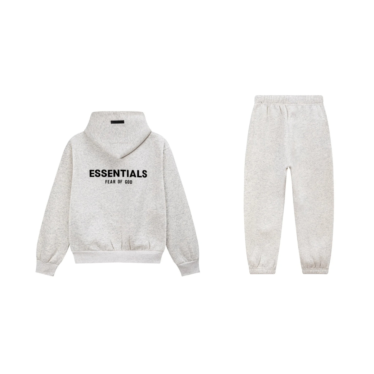 Light Heathered Oatmeal Essentials Tracksuit Pullover