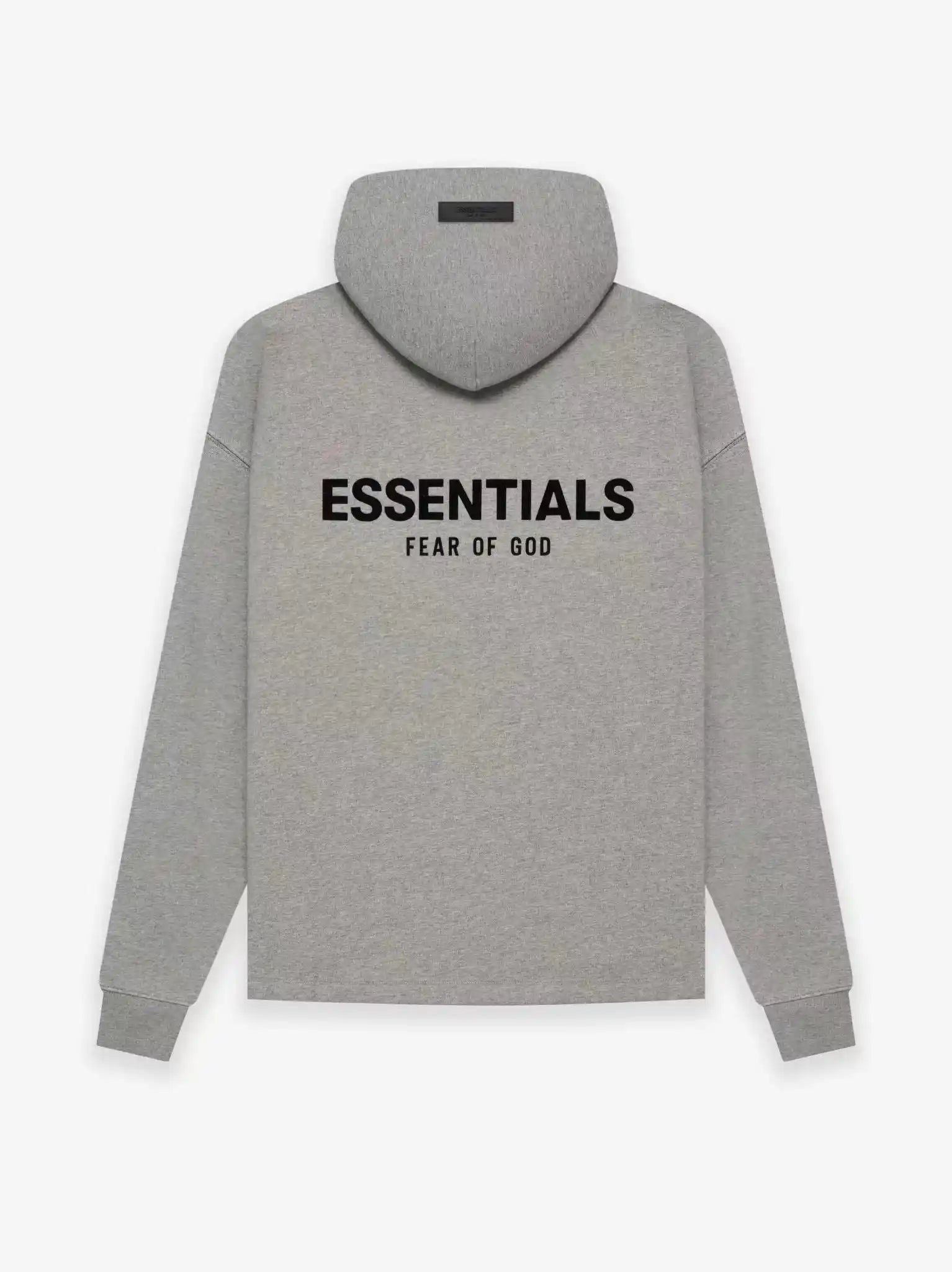 ESSENTIALS Clothing Dark Heather Oatmeal Hoodie