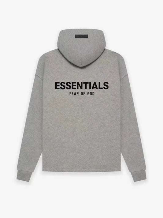 Essentials Dark Heather Oatmeal Hoodie – Fear of God