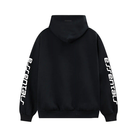 Fear of God ESSENTIALS Black Hoodie Signature