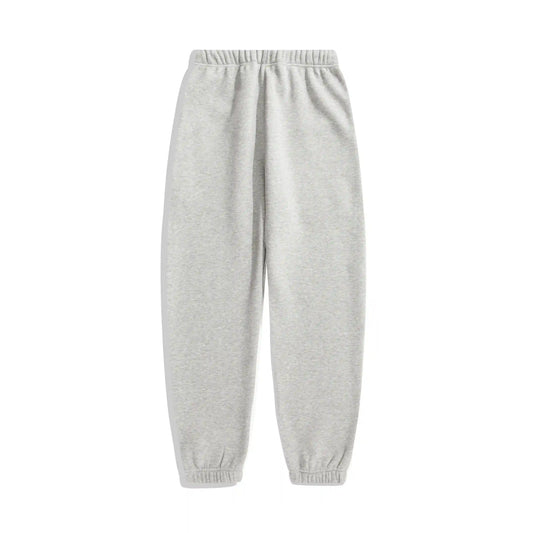 Light heather oatmeal sweatpants by Fear of God relaxed fit joggers