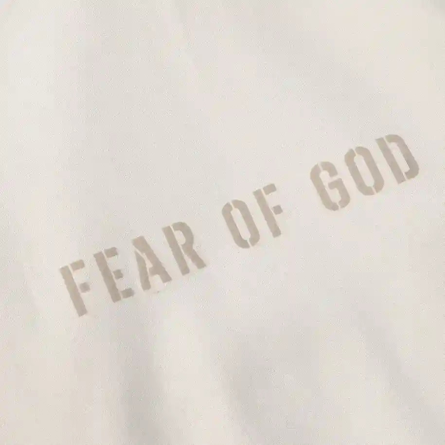 Fear of God ESSENTIALS FG Ivory White Hoodie
