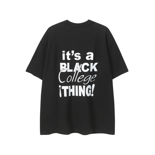 Fear of God Essentials It's A Black College Thing Tee Black