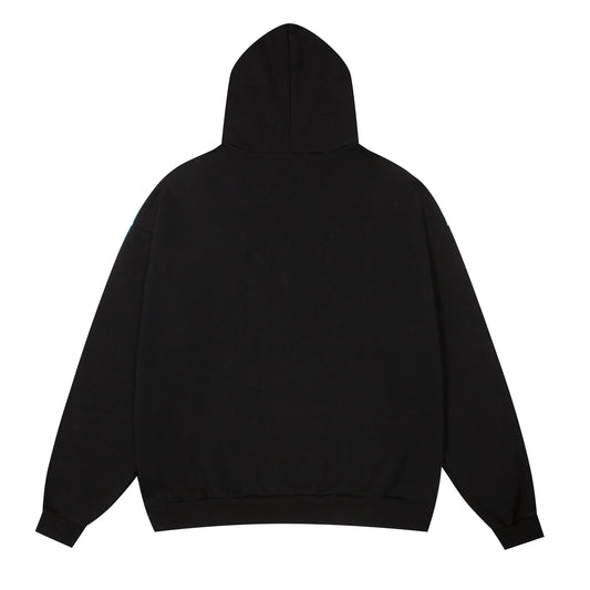 essentials black hoodie soft fleece pullover casual