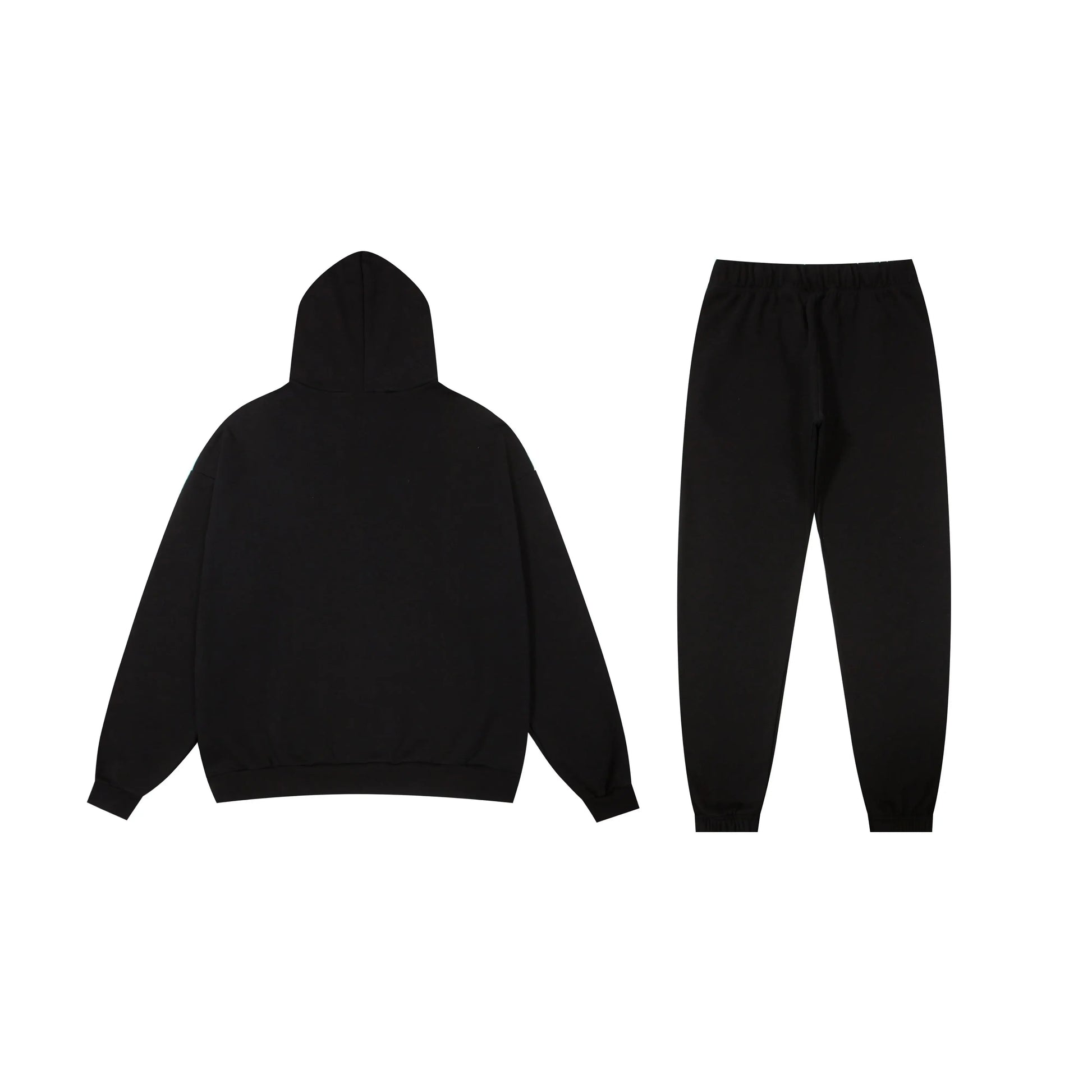 Essentials black lounge comfort fleece hoodie with soft interior detail by Fear Of God