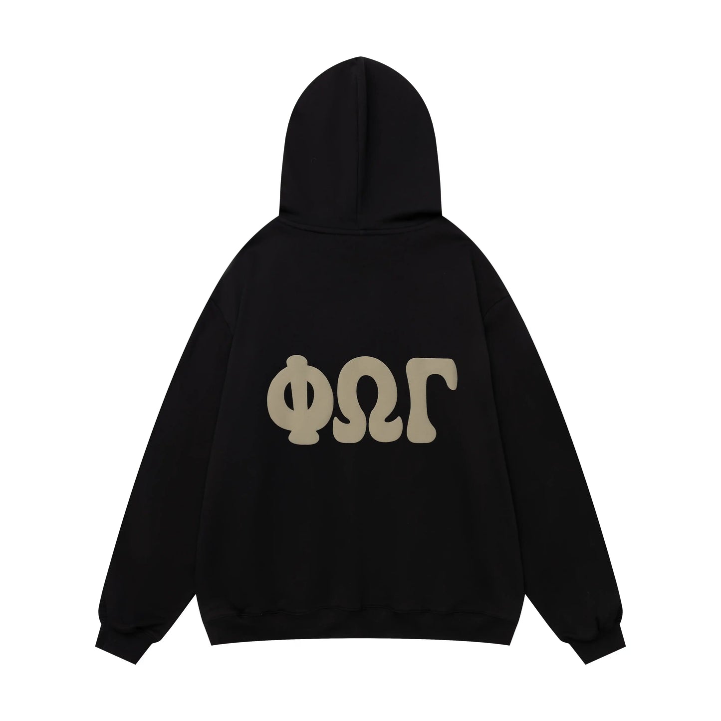 Fear of God Essentials Black Hoodie | Oversized Black Pullover Hoodie