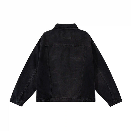 Essentials Denim Black Jacket