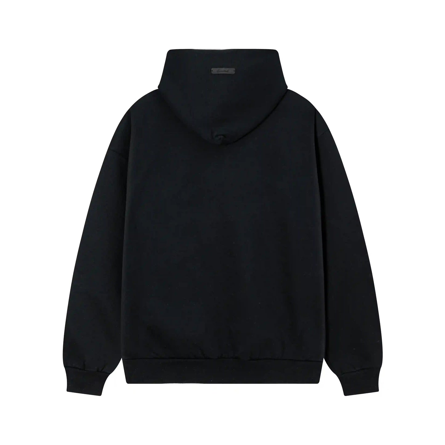 Fear of God Essentials Black Hoodie | Monochrome Essentials Hoodie