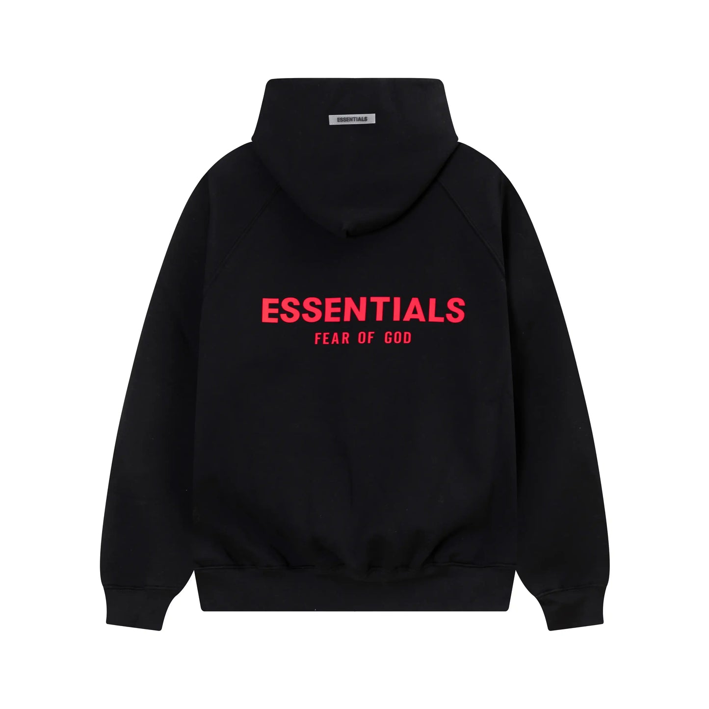 Fear of God ESSENTIALS Black Hoodie Premium