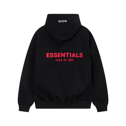 Fear of God ESSENTIALS Black Hoodie Premium