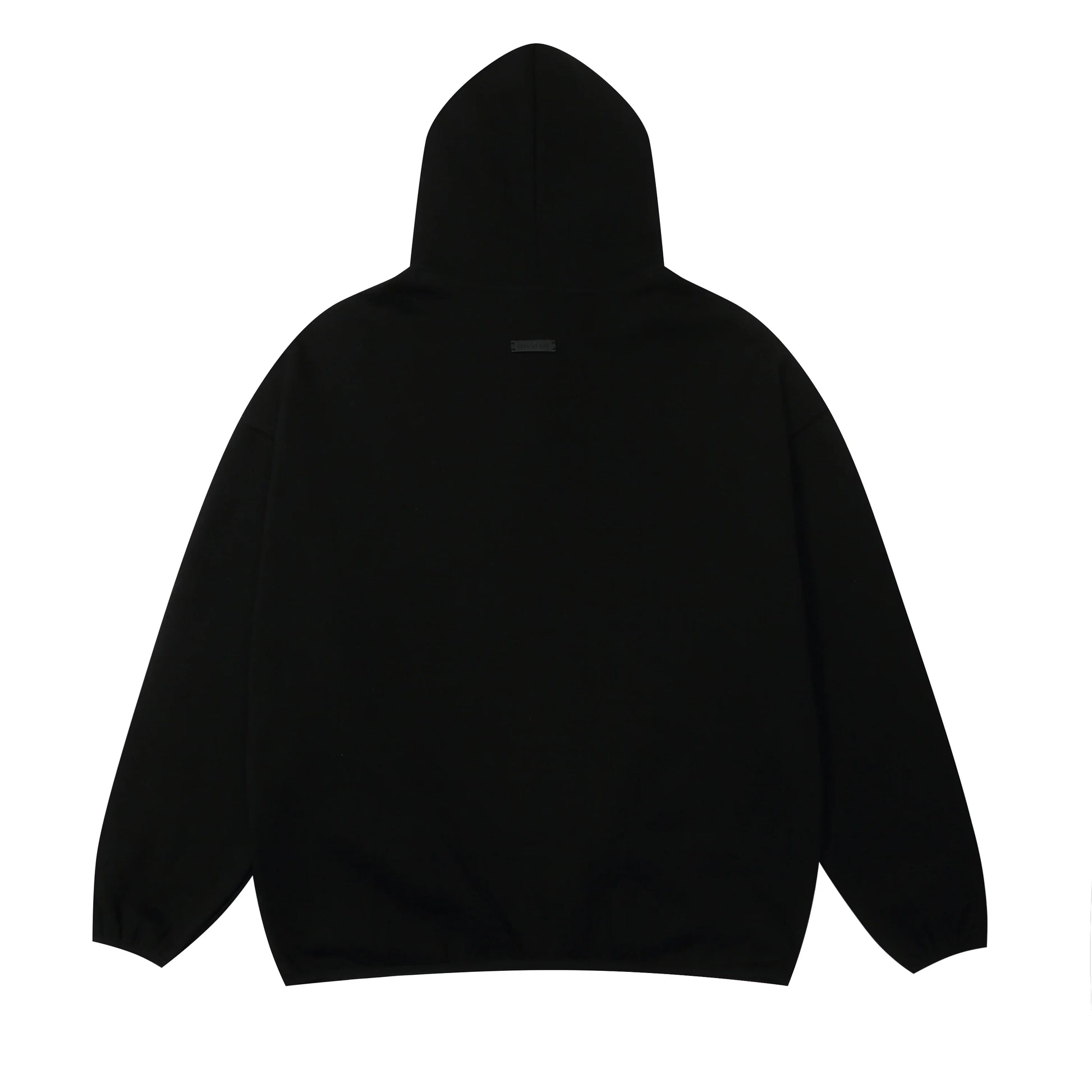 essentials black hoodie soft fleece pullover casual