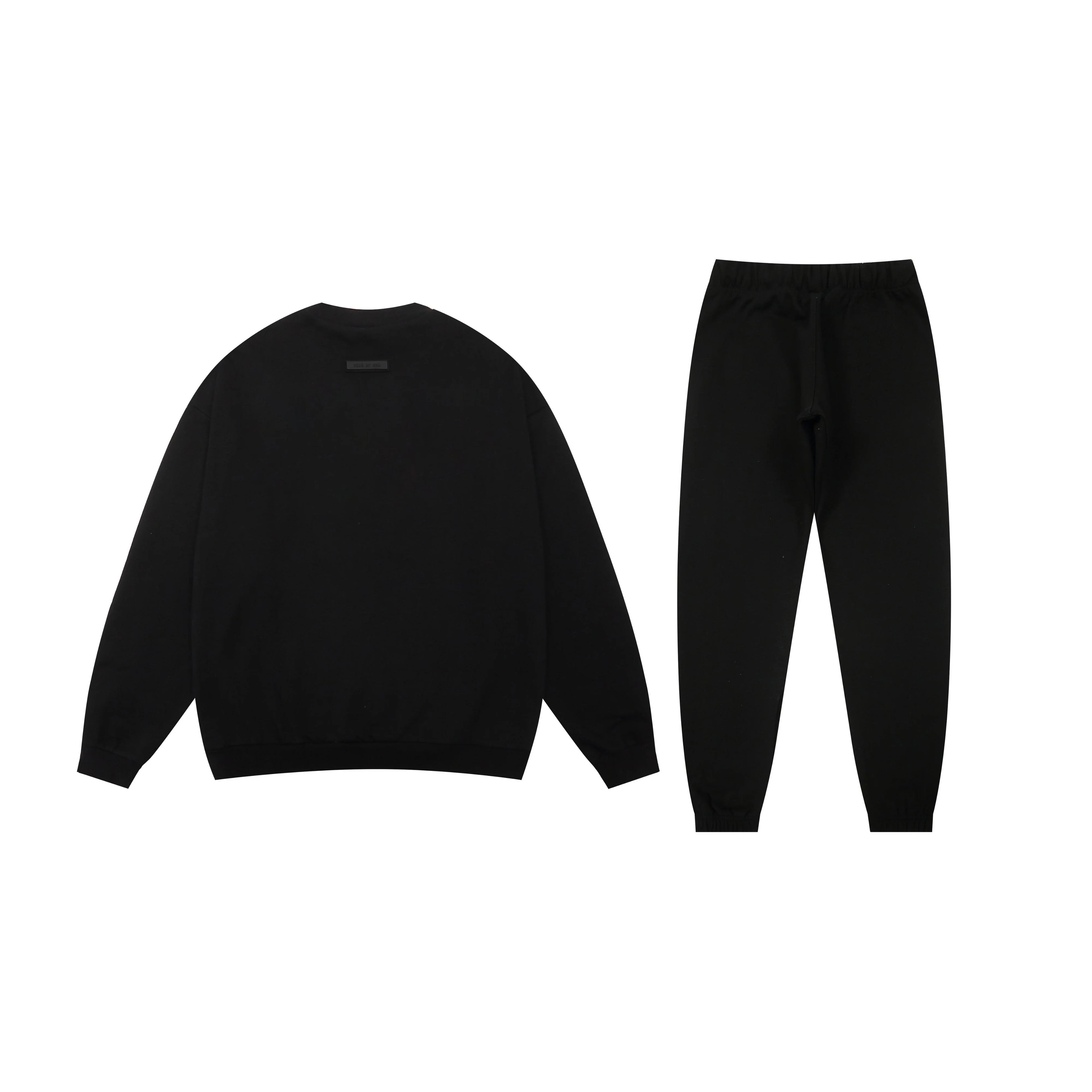 ESSENTIALS Clothing Black Tracksuit