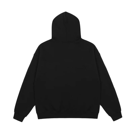 essentials black hoodie soft fleece pullover casual