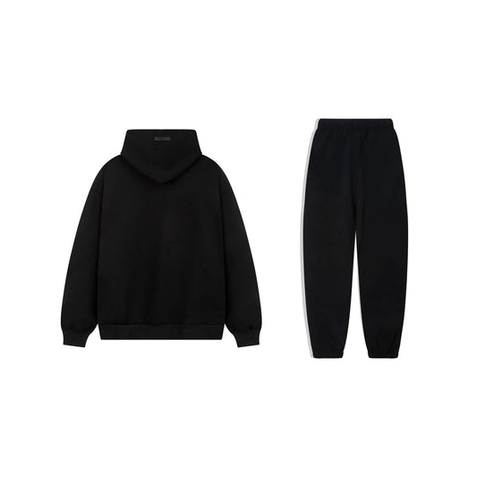 Fear of God Essentials Black hoodie set hoodie and jogger set