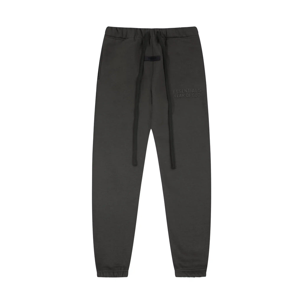 2 Pc Hooded Pure FOG ESSENTIALS Clothing Black Long Sleeve Tracksuit 5