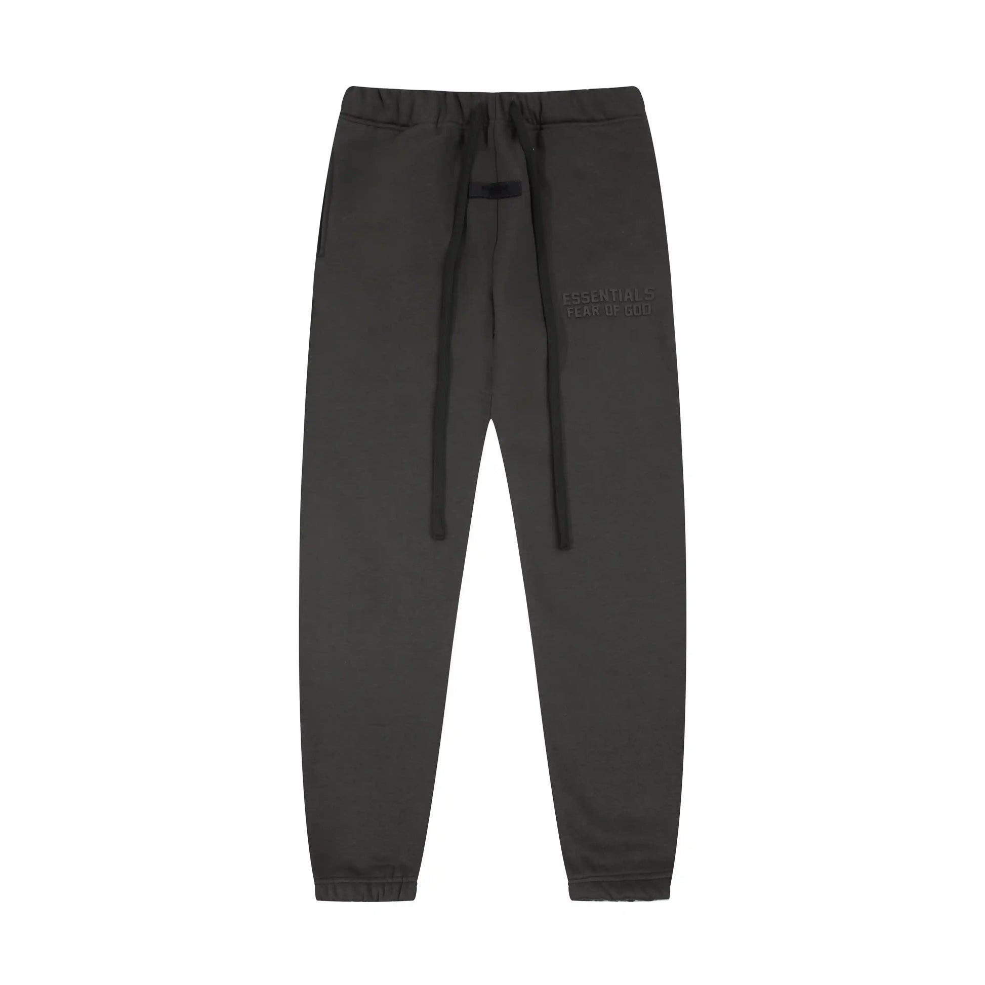 Essentials Black Hoodie Set back view – Fear of God set