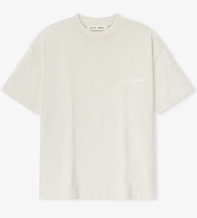 Essentials T-Shirt Eggshell — Fear of God SS26 Oversized Tee