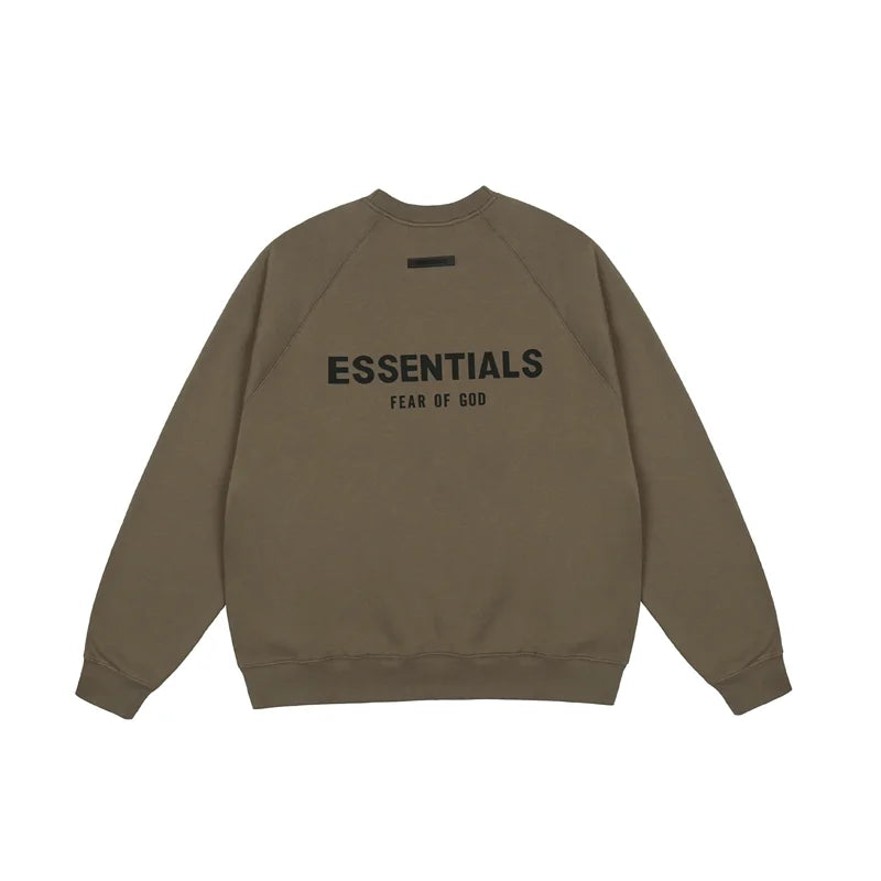 essentials sandrift crewneck sweatshirt soft fleece casual